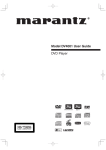 Marantz DV4001 User guide