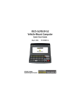 Psion Teklogix Vehicle-Mount Computer 8530 G2 Operating instructions