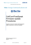 CellCom/FreeSpeak Upgrade Manual - Clear-Com