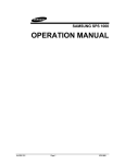 SPS1000 Operation Manual