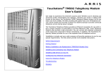 Cablecom ISDN telephone adapter User`s guide