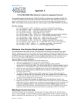 Datum&reg; Appendix B Remote Control Commands