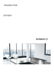DeDietrich DTI1031X Installation guide