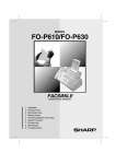 Sharp FO-P610 Specifications