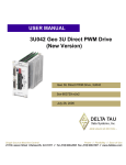 Delta Tau Geo Direct PWM Amplifier User manual