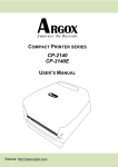 Argox CP-2140 User`s manual
