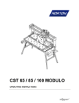 SAINT-GOBAIN ABRASIVES CST 85 Modulo Operating instructions