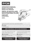 Ryobi JS451L Operator`s manual