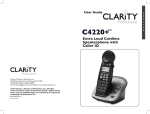 Clarity C4220+ User guide