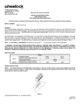 Wheelock SP4Z-A/B Instruction manual