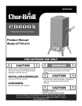 Char-Broil 07701413 Product manual