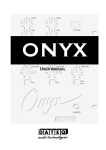 Dateq Onyx User manual