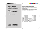 Sharp XL-3000V Specifications