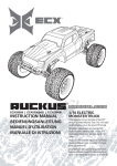 ECX Ruckus Brushless ECX03009AU Instruction manual