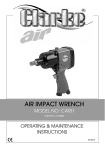 Clarke CAT81 Operating instructions