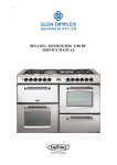 Belling Kensington 1100 DF Service manual