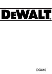 DeWalt DC410 Technical data