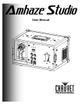 Chauvet Amhaze II User manual