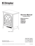 Dimplex DS4411 Service manual