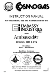 COSMOGAS BMS Instruction manual