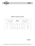 McIntosh MA6850 Owner`s manual