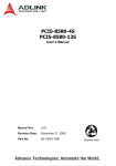 ADLINK Technology PCIS-8580-13S User`s manual