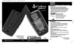 Cobra microTALK LI5600-2DXVP Owner`s manual