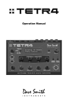 Dave Smith Instruments TETR4 Specifications