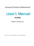 Advanced Research IN5598 User`s manual