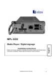Eins MPL-3222 Specifications