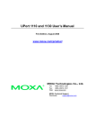 Moxa Technologies UPORT 1100 series User`s manual