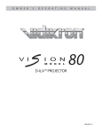 Vidikron Vision 15 Instruction manual
