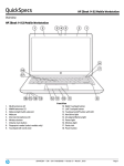 HP ZBook 14 QuickSpecs