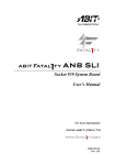 Abit AN8 SLI User`s manual