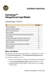 Allen-Bradley 2-D User manual