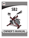BH FITNESS SB2.0 Owner`s manual