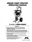 AIRLESSCO SL810 Specifications