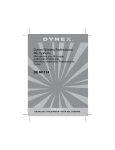 Dynex DX-M1114 User guide