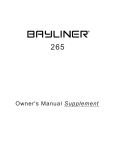 Bayliner 265 Specifications