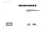 Marantz CR601 User guide
