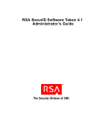 RSA SecurID Software Token Administrator`s Guide