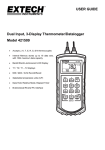 Extech Instruments NON-DISPLAY PORTABLE User guide