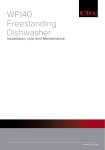 WF140 Freestanding Dishwasher
