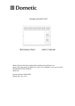 Dometic DCMW11B.F User`s manual