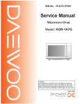 Daewoo KOR-1A7G9T(AKM3180S) Service manual