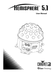 Chauvet Hemisphere 5 User manual