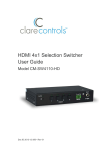 Avenview SW-HDM-4X1 User guide