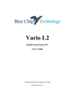 BLUE CHIP VARIOLITE User guide