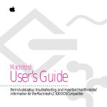 Apple Macintosh LC 630 User`s guide