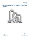 Emerson CMF200A Installation manual